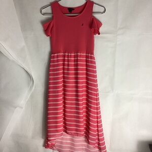 Nautica orange dress size 10